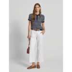 Th Ww0ww41474 Co Cable Fıne Gg Polo S/s Kadın Tshirt – LACİVERT - Görsel 4