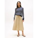 Th Ww0ww44993 Co Cable Fıne Gg C-nk Ls Kadın Sweaters – LACİVERT - Görsel 3