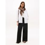 Th Ww0ww45891 Poplın Wıde Leg Kadın Pantolon – SİYAH - Görsel 2