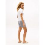 Th Ww0ww46512 Lyocell Tıppıng Open Ss Polo Kadın Tshirt – EKRU - Görsel 4