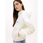 Th Dw0dw20952 Tjw Jacquard Wınderbreaker Kadın Ceket – BEYAZ