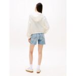 Th Dw0dw20952 Tjw Jacquard Wınderbreaker Kadın Ceket – BEYAZ - Görsel 5