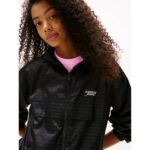 Th Dw0dw20952 Tjw Jacquard Wınderbreaker Kadın Ceket – SİYAH - Görsel 2