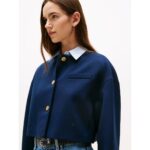 Th Ww0ww46519 Punto Crop Lady Blazer Kadın Ceket – LACİVERT - Görsel 2