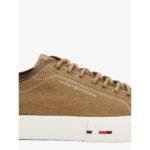 Th Fm0fm05515 Th Hı Vulc Street Canvas Erkek Sneakers – KAHVERENGİ - Görsel 6