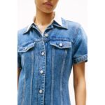 Th Ww0ww46638 Dnm Lana Mıdı Kadın Elbise – MAVİ - Görsel 3