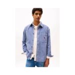 Th Dm0dm21698 Tjm Brıck Cord Overshırt Ext Erkek Gömlek – MAVİ