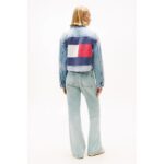 Th Dw0dw21063 Croppd Trckr Jkt Rwb Ext Cı6033 Kadın Ceket – MAVİ - Görsel 3