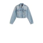 Th Dw0dw21063 Croppd Trckr Jkt Rwb Ext Cı6033 Kadın Ceket – MAVİ - Görsel 4