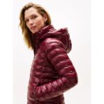 Th Ww0ww47351 Lw Padded Slım Kadın Ceket – BORDO - Görsel 2