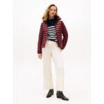 Th Ww0ww47351 Lw Padded Slım Kadın Ceket – BORDO - Görsel 3