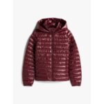 Th Ww0ww47351 Lw Padded Slım Kadın Ceket – BORDO - Görsel 6