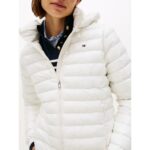 Th Ww0ww47351 Lw Padded Slım Kadın Ceket – KREM - Görsel 2