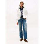 Th Ww0ww47351 Lw Padded Slım Kadın Ceket – KREM - Görsel 3