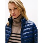 Th Ww0ww47351 Lw Padded Slım Kadın Ceket – LACİVERT - Görsel 2