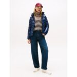 Th Ww0ww47351 Lw Padded Slım Kadın Ceket – LACİVERT - Görsel 3