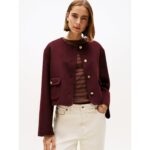 Th Ww0ww47446 Df Wool Blend Reg Lady Kadın Ceket – BORDO