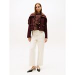 Th Ww0ww47446 Df Wool Blend Reg Lady Kadın Ceket – BORDO - Görsel 3