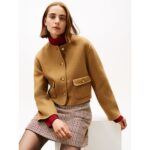 Th Ww0ww47446 Df Wool Blend Reg Lady Kadın Ceket – KAHVERENGİ - Görsel 2