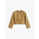 Th Ww0ww47446 Df Wool Blend Reg Lady Kadın Ceket – KAHVERENGİ - Görsel 5