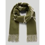 Th Aw0aw17786 Tommy Scrıpt Logo Scarf Kadın Eşarp – YEŞİL