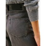 Th Ww0ww48396 Dnm Teya 70's Wıde Leg Kadın Pantolon – GRİ - Görsel 4