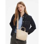 Th Aw0aw17694 Th Logotape Mını Tote Kadın Çanta – BEJ