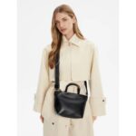 Th Aw0aw17694 Th Logotape Mını Tote Kadın Çanta – SİYAH