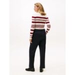 Th Ww0ww48353 Tımeless Wool Slım Kadın Pantolon – LACİVERT - Görsel 3