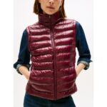 Th Ww0ww47352 Lw Padded Slım Kadın Yelek – BORDO - Görsel 2