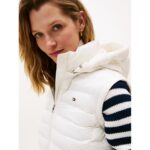 Th Ww0ww47352 Lw Padded Slım Kadın Yelek – KREM - Görsel 2