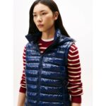 Th Ww0ww47352 Lw Padded Slım Kadın Yelek – LACİVERT - Görsel 2