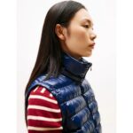 Th Ww0ww47352 Lw Padded Slım Kadın Yelek – LACİVERT - Görsel 4