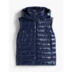 Th Ww0ww47352 Lw Padded Slım Kadın Yelek – LACİVERT - Görsel 6