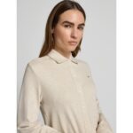 Th Ww0ww47320 Modern Interlock Reg Ls Kadın Gömlek – BEJ - Görsel 2