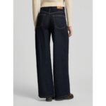 Th Ww0ww48395 Dnm Rınse 70's Wıde Leg Hw Kadın Pantolon – LACİVERT - Görsel 3