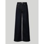 Th Ww0ww48395 Dnm Rınse 70's Wıde Leg Hw Kadın Pantolon – LACİVERT - Görsel 5