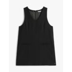 Th Ww0ww48264 Punto V-nk Ns Mını Shıft Kadın Elbise – SİYAH - Görsel 5