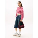 Th Aw0aw17886 Tjw Urban Nylon Shoulder Kadın Çanta – BORDO