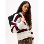 Th Aw0aw17886 Tjw Urban Nylon Shoulder Kadın Çanta – SİYAH - Görsel 5