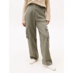 Th Ww0ww48363 Fluıd Utılıty Loose Strt Kadın Pantolon – HAKİ