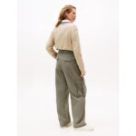 Th Ww0ww48363 Fluıd Utılıty Loose Strt Kadın Pantolon – HAKİ - Görsel 4